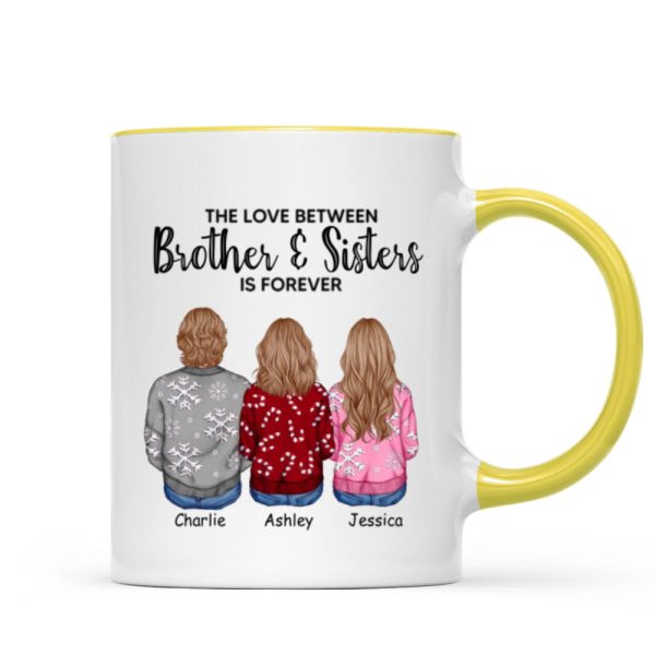Personalized Siblings Christmas Mug, Personalized Brothers and Sisters Ornament, Siblings Gift Personalized Siblings Christmas Mug, Personalized Brothers and Sisters Ornament, Siblings Gift