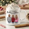 Personalized Siblings Christmas Mug, Personalized Brothers and Sisters Ornament, Siblings Gift Personalized Siblings Christmas Mug, Personalized Brothers and Sisters Ornament, Siblings Gift