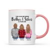 Personalized Siblings Christmas Mug, Personalized Brothers and Sisters Ornament, Siblings Gift Personalized Siblings Christmas Mug, Personalized Brothers and Sisters Ornament, Siblings Gift