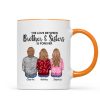 Personalized Siblings Christmas Mug, Personalized Brothers and Sisters Ornament, Siblings Gift Personalized Siblings Christmas Mug, Personalized Brothers and Sisters Ornament, Siblings Gift