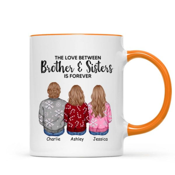 Personalized Siblings Christmas Mug, Personalized Brothers and Sisters Ornament, Siblings Gift Personalized Siblings Christmas Mug, Personalized Brothers and Sisters Ornament, Siblings Gift