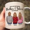 Personalized Siblings Christmas Mug, Personalized Brothers and Sisters Ornament, Siblings Gift Personalized Siblings Christmas Mug, Personalized Brothers and Sisters Ornament, Siblings Gift