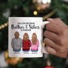 Personalized Siblings Christmas Mug, Personalized Brothers and Sisters Ornament, Siblings Gift Personalized Siblings Christmas Mug, Personalized Brothers and Sisters Ornament, Siblings Gift