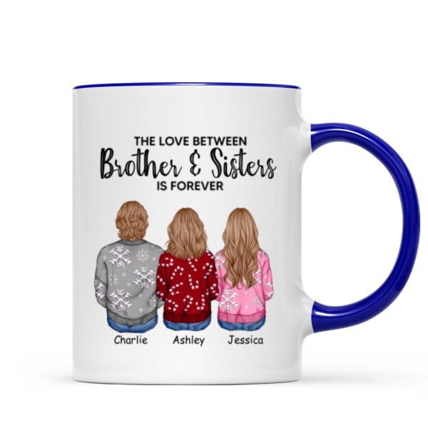 Personalized Siblings Christmas Mug, Personalized Brothers and Sisters Ornament, Siblings Gift Personalized Siblings Christmas Mug, Personalized Brothers and Sisters Ornament, Siblings Gift