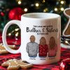 Personalized Siblings Christmas Mug, Personalized Brothers and Sisters Ornament, Siblings Gift Personalized Siblings Christmas Mug, Personalized Brothers and Sisters Ornament, Siblings Gift