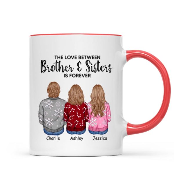 Personalized Siblings Christmas Mug, Personalized Brothers and Sisters Ornament, Siblings Gift Personalized Siblings Christmas Mug, Personalized Brothers and Sisters Ornament, Siblings Gift