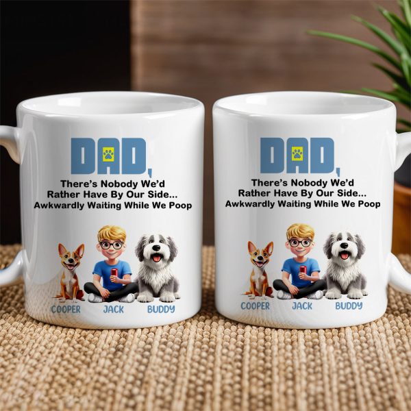 Personalized White Ceramic Mug - Custom Gift Cup