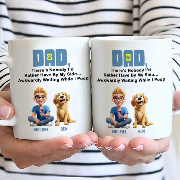 Personalized White Ceramic Mug - Custom Gift Cup