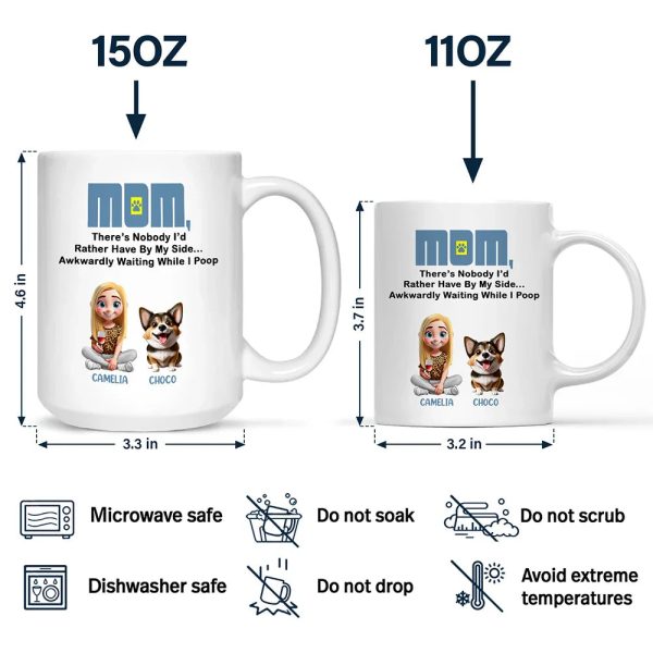 Personalized White Ceramic Mug - Custom Gift Cup