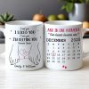 Personalized White Ceramic Mug for Couples with Holding Hands Art, Custom Date, Romantic Keepsake Gift Personalized White Ceramic Mug for Couples with Holding Hands Art, Custom Date, Romantic Keepsake Gift