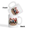 Personalized White Ceramic Mug for Coworkers Funny Office Scene, Custom Work Besties, Unique Gift for Colleagues