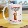 Personalized White Ceramic Mug from Your Dog Cute Santa Pup, Funny Woofmas Message, Unique Christmas Gift for Dog Dad