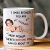 Personalized White Ceramic Mug Funny Husband Love Quote With Custom Photo Look Unique Valentine Gift Personalized White Ceramic Mug Funny Husband Love Quote With Custom Photo Look Unique Valentine Gift