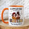 Personalized White Ceramic Mug, Humorous Friendship Design, Ideal Gift for Besties