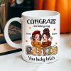 Personalized White Ceramic Mug, Humorous Friendship Design, Ideal Gift for Besties