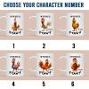Personalized White Ceramic Mug with Angry Rooster Boss Design, Funny Custom Gift for Coworker or Friend, Unique Office Coffee Mug