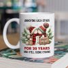 Personalized White Ceramic Mug with Cute Snowman Couple, Funny Anniversary Coffee Cup, Cozy Winter Keepsake, Unique Romantic Gift for Couples
