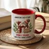 Personalized White Ceramic Mug with Cute Snowman Couple, Funny Anniversary Coffee Cup, Cozy Winter Keepsake, Unique Romantic Gift for Couples