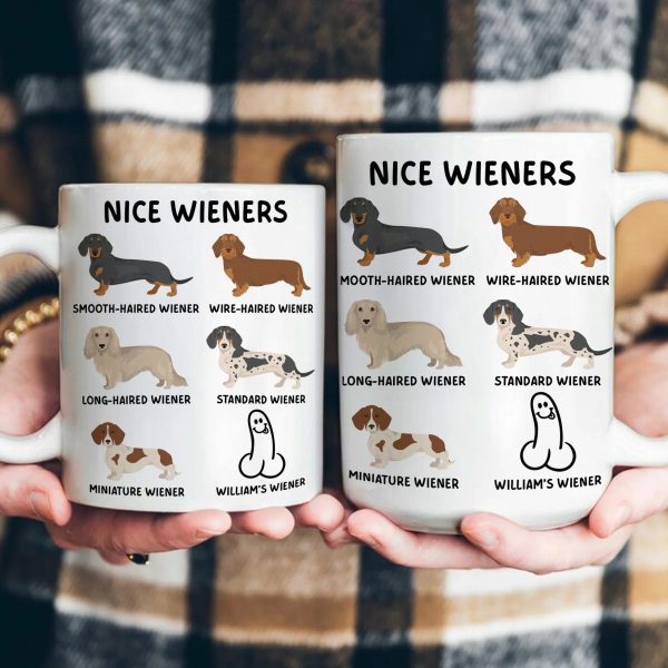 Personalized White Ceramic Mug with Funny Cactus Nice Pricks Design, Unique Gift for Husband or Boyfriend, Fun Naughty Coffee Gift Personalized White Ceramic Mug with Funny Cactus Nice Pricks Design, Unique Gift for Husband or Boyfriend, Fun Naughty Coffee Gift