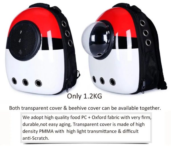 Pet Backpack Portable Space Capsule Carrier Pet Backpack Portable Space Capsule Carrier