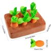 Pet Carrot Plush Toy - Interactive Chew & Sniff Training for Dogs Pet Carrot Plush Toy - Interactive Chew & Sniff Training for Dogs