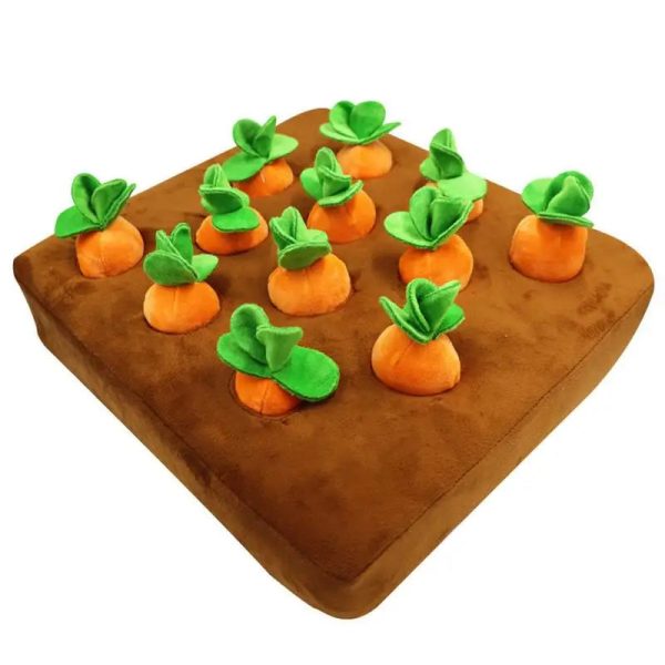 Pet Carrot Plush Toy - Interactive Chew & Sniff Training for Dogs Pet Carrot Plush Toy - Interactive Chew & Sniff Training for Dogs