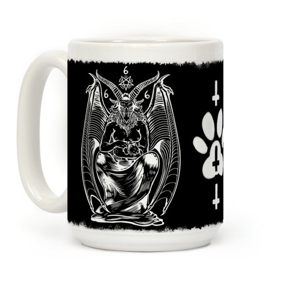 Pet Cats. Hail Satan (Without Words) Coffee Mug