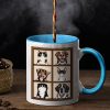 Pet Lovers Good Morning Human Servant - Personalized Custom Accent Mug Pet Lovers Good Morning Human Servant - Personalized Custom Accent Mug