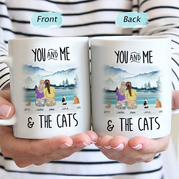 Pet Lovers You Me And The Fur Babies - Gift For Couples - Personalized Mug Pet Lovers You Me And The Fur Babies - Gift For Couples - Personalized Mug