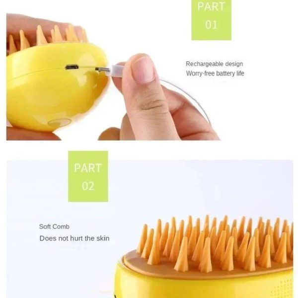 Pet Spray Massage Comb Electric Cat Steam Brush Pet Spray Massage Comb Electric Cat Steam Brush