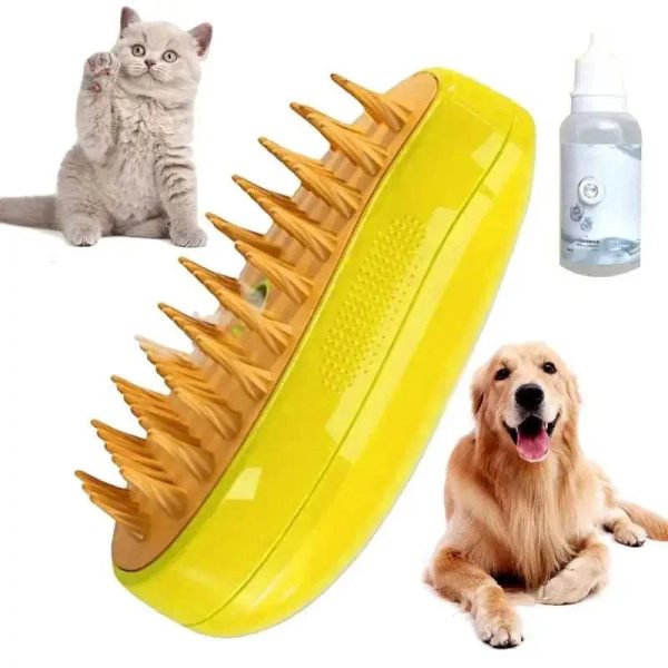 Pet Spray Massage Comb Electric Cat Steam Brush Pet Spray Massage Comb Electric Cat Steam Brush