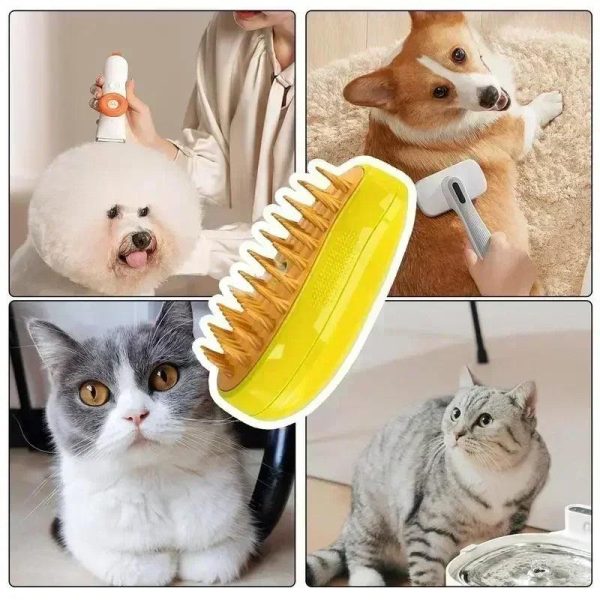 Pet Spray Massage Comb Electric Cat Steam Brush Pet Spray Massage Comb Electric Cat Steam Brush