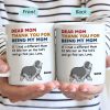Pet Thank You For Being My Mom Dad - Funny Gift For Dog Lovers, Cat Lovers - Personalized Mug Pet Thank You For Being My Mom Dad - Funny Gift For Dog Lovers, Cat Lovers - Personalized Mug