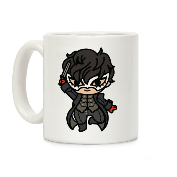 Phantom Thieves Joker Chibi Parody Coffee Mug Phantom Thieves Joker Chibi Parody Coffee Mug