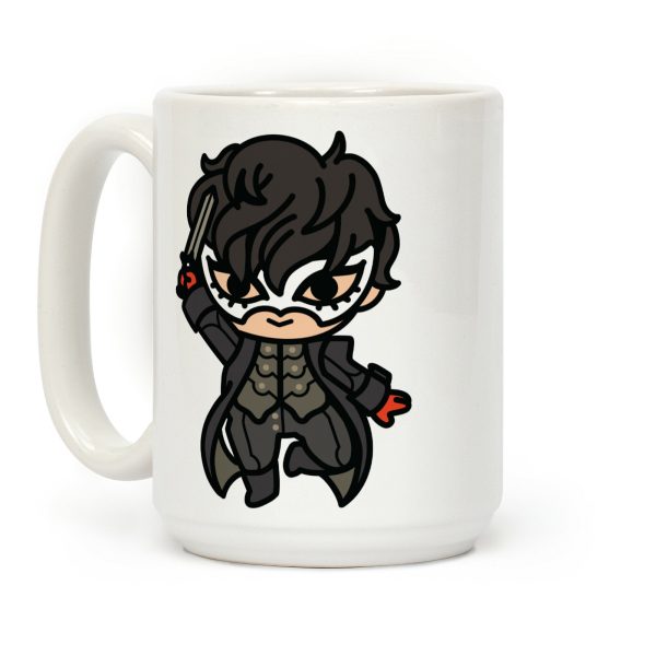 Phantom Thieves Joker Chibi Parody Coffee Mug Phantom Thieves Joker Chibi Parody Coffee Mug