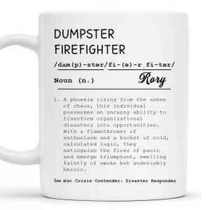 Phoenix Rising From Ashes Of Chaos Mug - Personalized Custom Coffee Mug - COL046_MG
