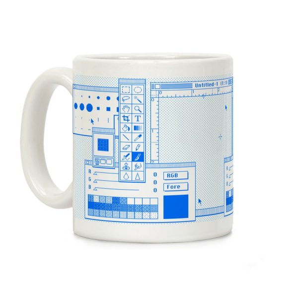 Photoshop Pixel Tools Coffee Mug Photoshop Pixel Tools Coffee Mug