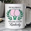 Pickleball Social Club Personalized Mug, Cute Retro Girly Sporty Gift with Custom Name Pickleball Social Club Personalized Mug, Cute Retro Girly Sporty Gift with Custom Name