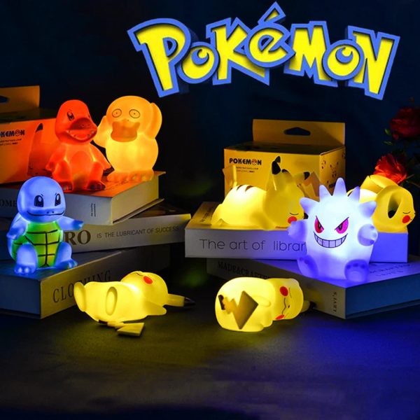 Pikachu Night Light | Cute Led Bedroom Lamp