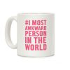 Pink #1 Most Awkward Person Coffee Mug Pink #1 Most Awkward Person Coffee Mug
