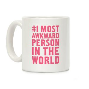 Pink #1 Most Awkward Person Coffee Mug