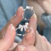 Pink Crystal Bow Pendant Necklace for Women Pink Crystal Bow Pendant Necklace for Women