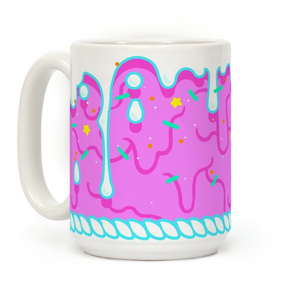 Pink Cupcake Icing Coffee Mug Pink Cupcake Icing Coffee Mug