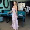 Pink Floral Lace Maxi Dress Pink Floral Lace Maxi Dress