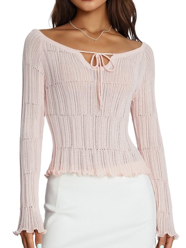 Pink Long Sleeve Ruched Top Pink Long Sleeve Ruched Top