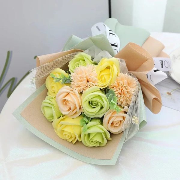 Pink Soap Rose Preserved Bouquet Pink Soap Rose Preserved Bouquet