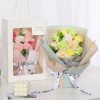 Pink Soap Rose Preserved Bouquet Pink Soap Rose Preserved Bouquet