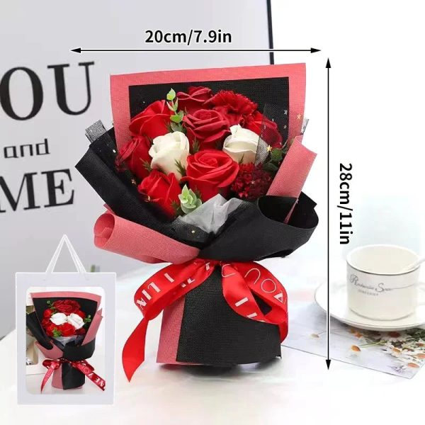 Pink Soap Rose Preserved Bouquet Pink Soap Rose Preserved Bouquet