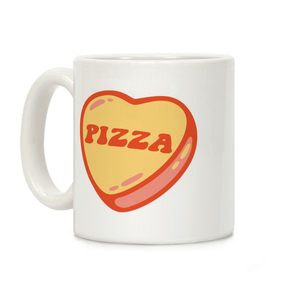 Pizza Candy Heart Coffee Mug Pizza Candy Heart Coffee Mug