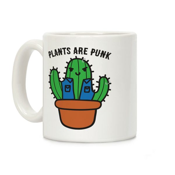Plants Are Punk Coffee Mug Plants Are Punk Coffee Mug
